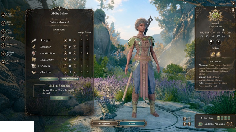 Custom Human
Druid