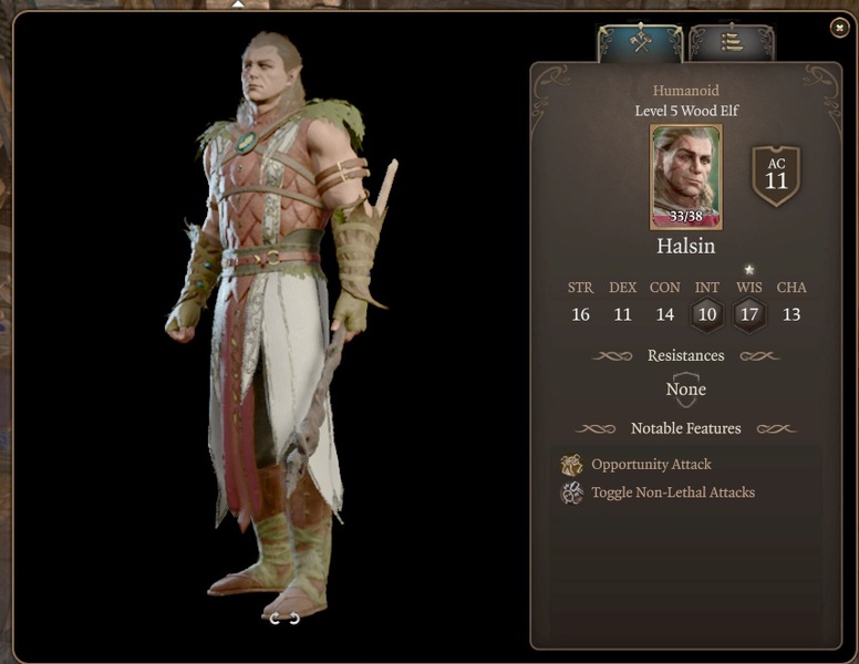 Halsin in Goblin
Camp