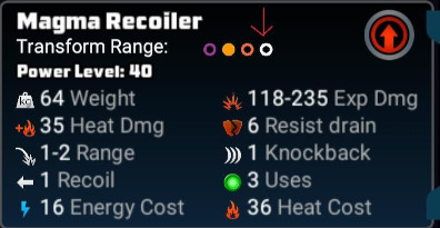 SuperMechs Upgrade Example Magma Recoiler